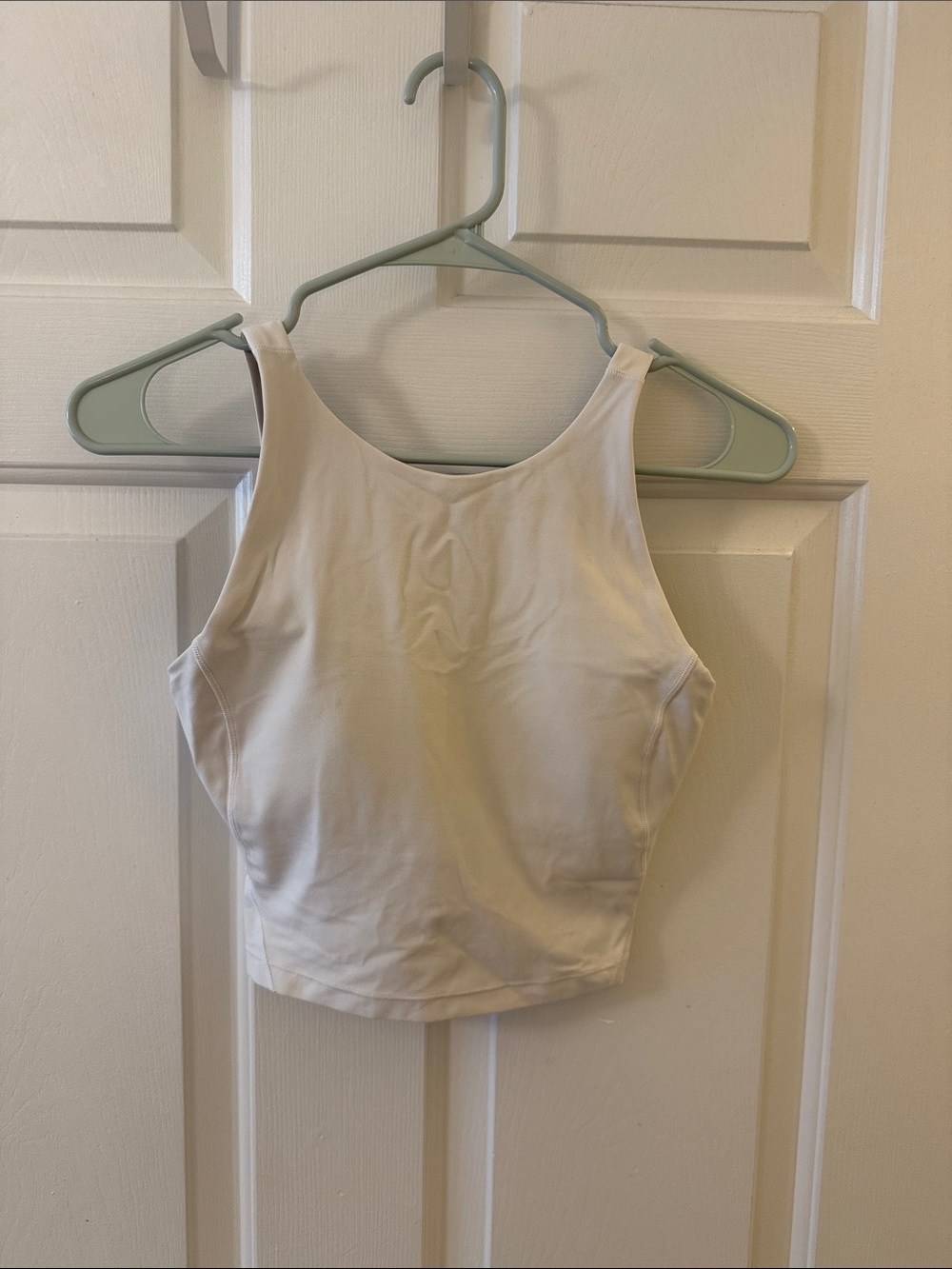 lululemon athletica White High-Neck Align Cropped Tank